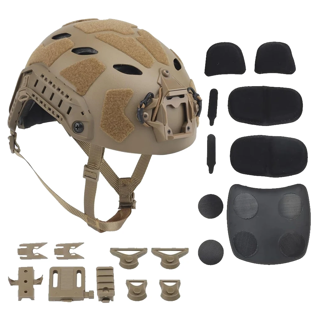 Airsoft Helmet Tactical Headset Set with GPNVG18 Binocular night vision model Helmet Camera Model Breathable Balaclava Mask - Detail 1