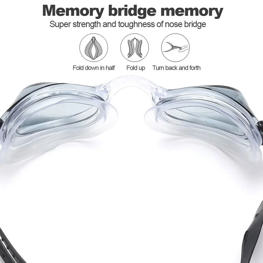 Durable Adult  Men Women Anti UV With Storage Bag Diving Googles With Earplugs Swimming Goggles
