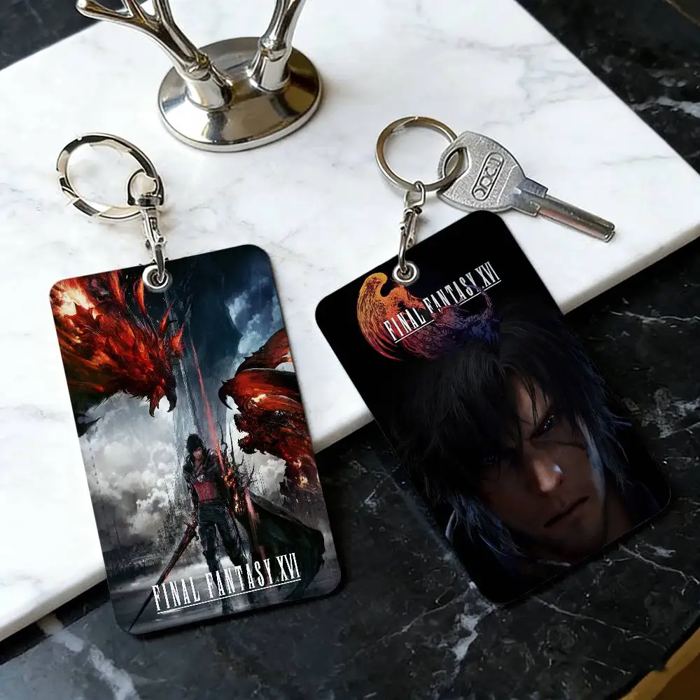 Final Fantasy XVI Game Card Holder For Daily Travel, Bus Card, Access Cards Protector, Suitable For Daily Use.