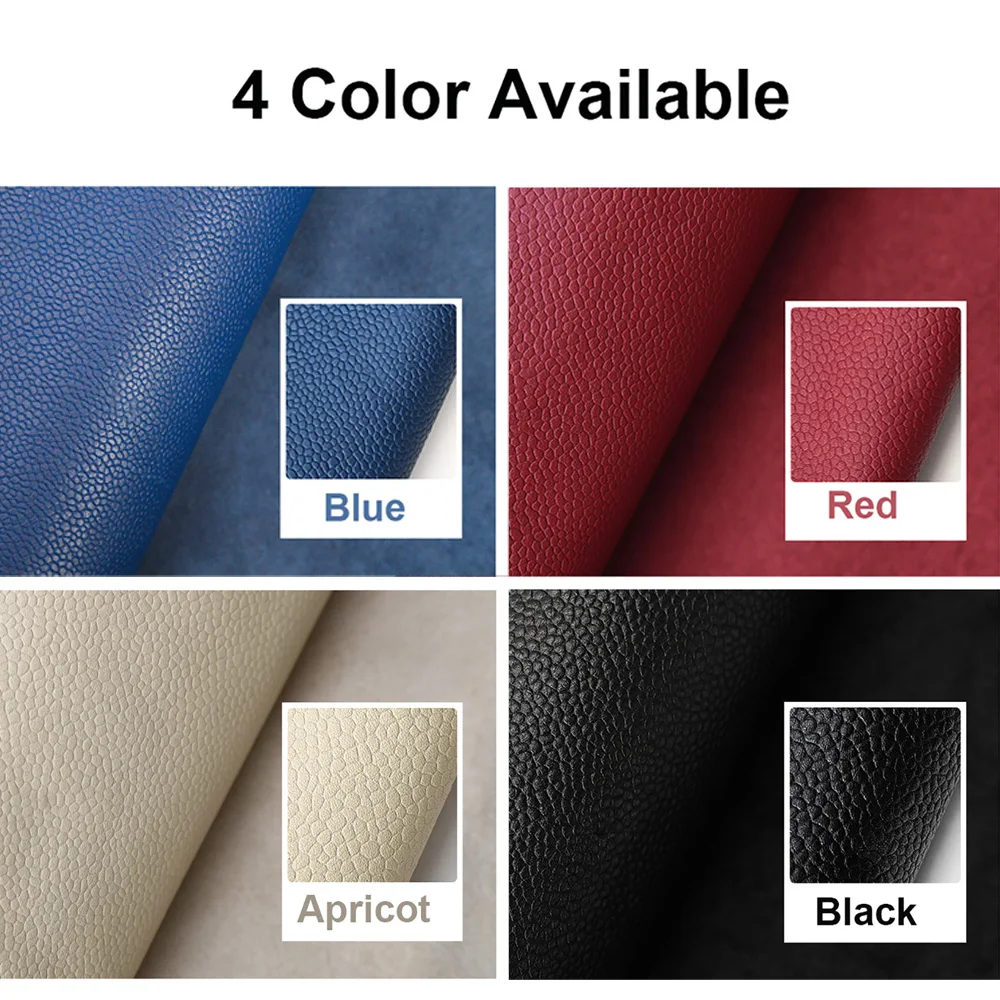 WUTA First Layer Cowhide Leather Classic Blue Caviar Pattern Soft DIY Craft Bag Wallet Sofa Material French Imported Skin Fabric