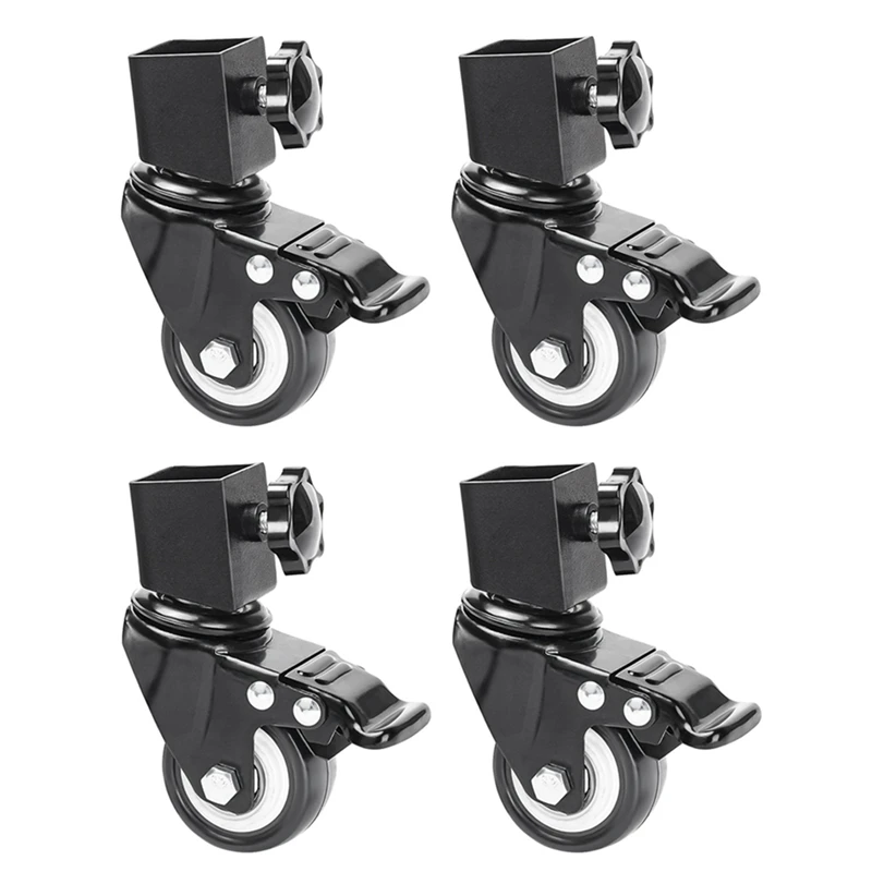 

4PCS Caster Wheels For Blackstone Griddle Stand, Griddle Accessories With Brake, 360 Degree Swivel For Blackstone