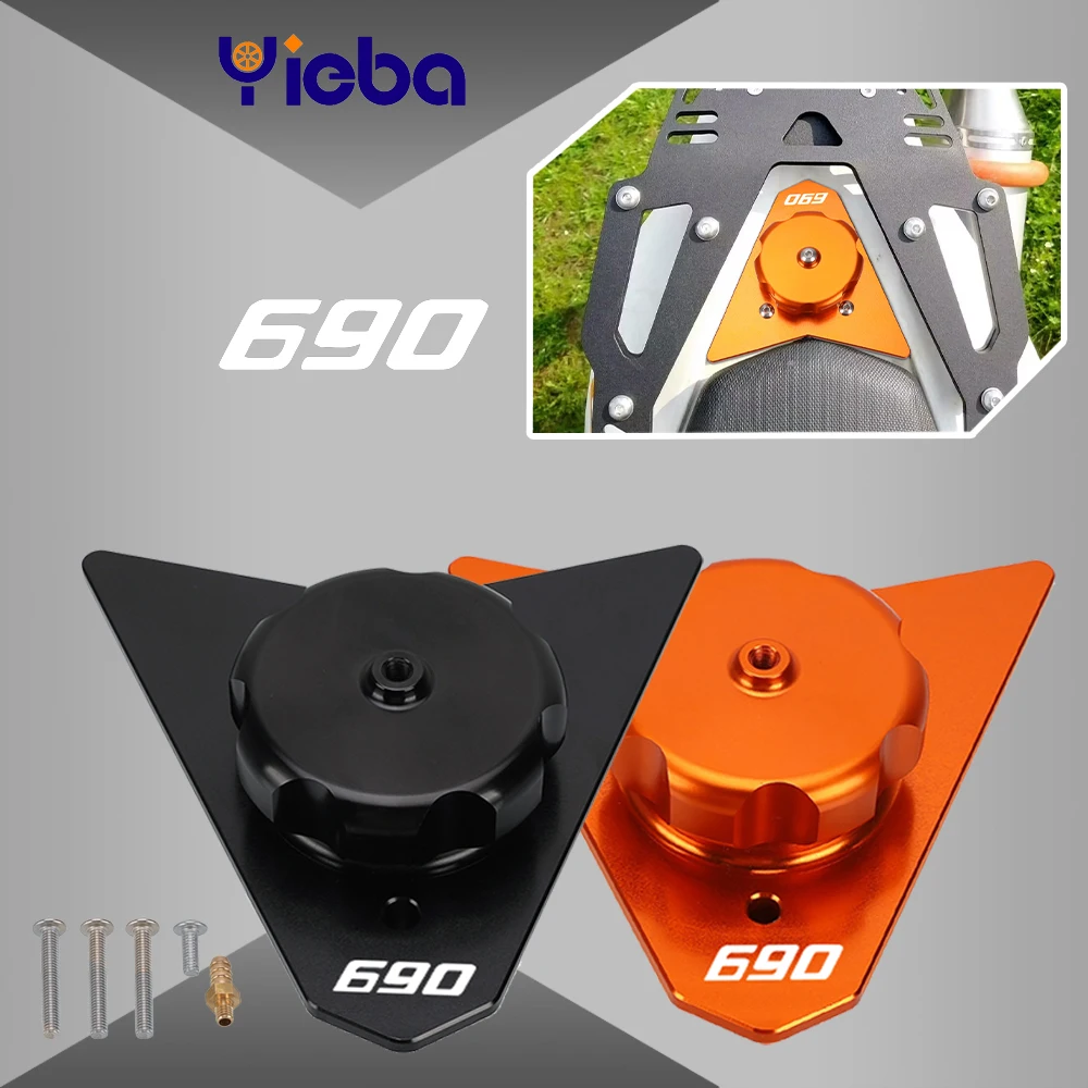 Motorcycle Gas Fuel Filler Cover For KT-M 690 Enduro/R 690 SMC SMCR 2008 2009 2010 2011 2012~2025 Tank Cap Fuel Filler Neck Cap