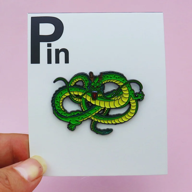 Creative Dragon Metal Decoration Enamel Badge Clip for Hats New Era Pins Clothing Fashion Brooch Accessories