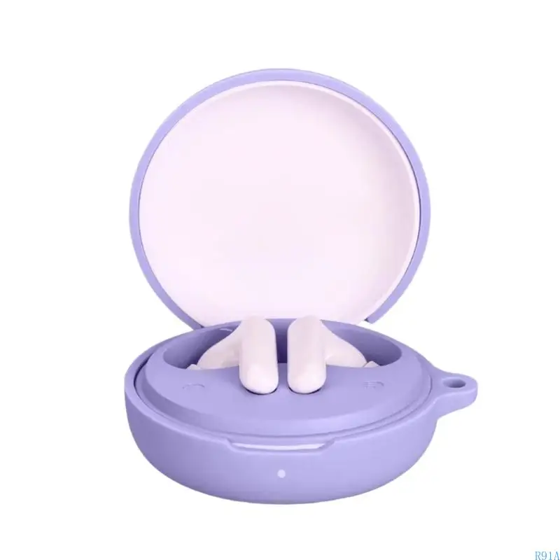 R91A 이어 버드 실리콘 커버 충격 방지 쉘 세척 가능한 슬리브 가드 케이스 이어 버드 a