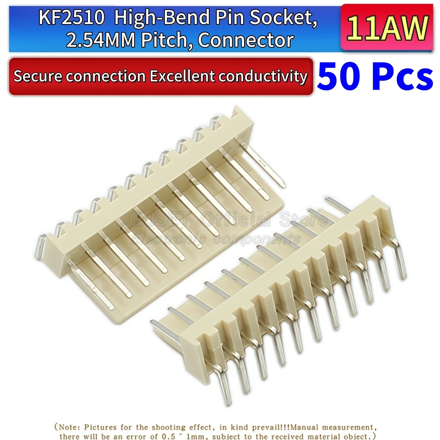 50Pcs KF2510 Stecker 2,54mm Pitch 2P-12Pin Gerade/Gebogene Männlich Weiblich Buchse Gehäuse Stecker Pin Header Crimp Terminals KF-2510