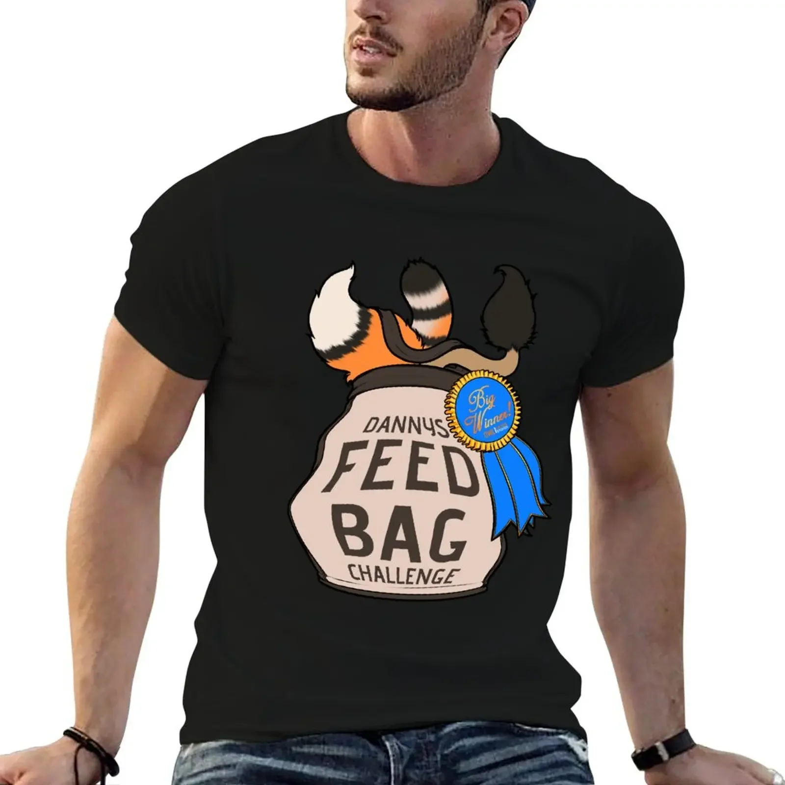 

Feedbag Challenge Logo T-Shirt customs Blouse men clothes