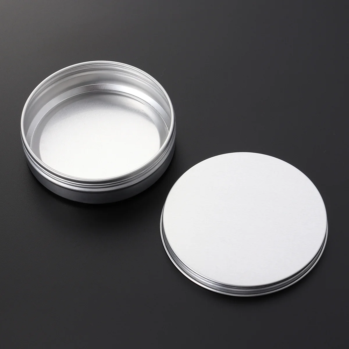 

150Ml Spiral Lid Aluminum Leakproof Closure Travel Cream Jars Lightweight Durable Container Skincare Beauty Products