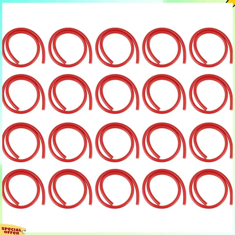 

TURE 20Pcs 16X3MM Spearfishing Rubber Sling Speargun Bands Emulsion Tube Latex Scuba Diving Spearfishing Accessory 1M Red