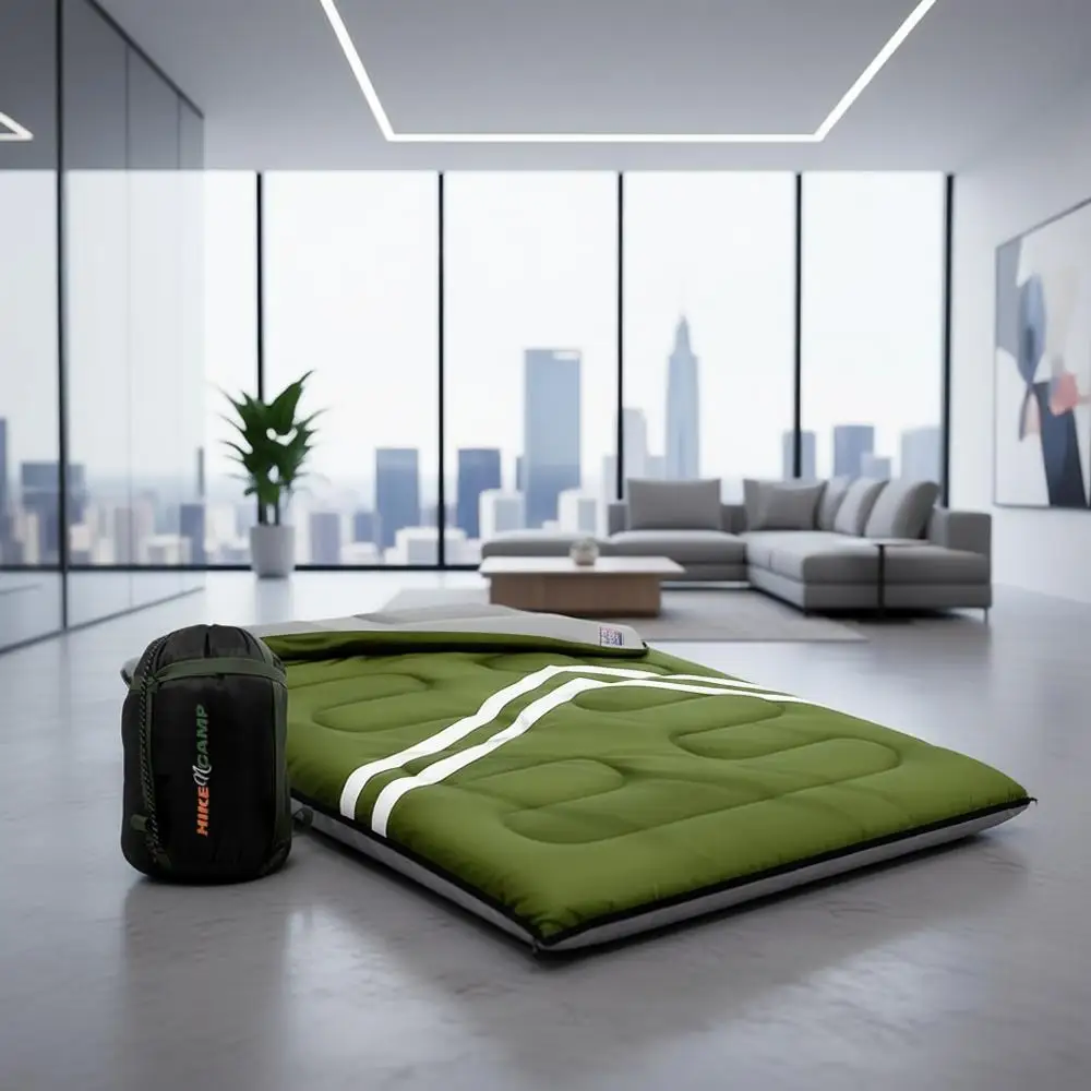 

Dual-Layer Backpack with Removable Pillows, Waterproof & Detachable, Ideal for Camping, Hiking, Backpacking in Cold Weather, Sui