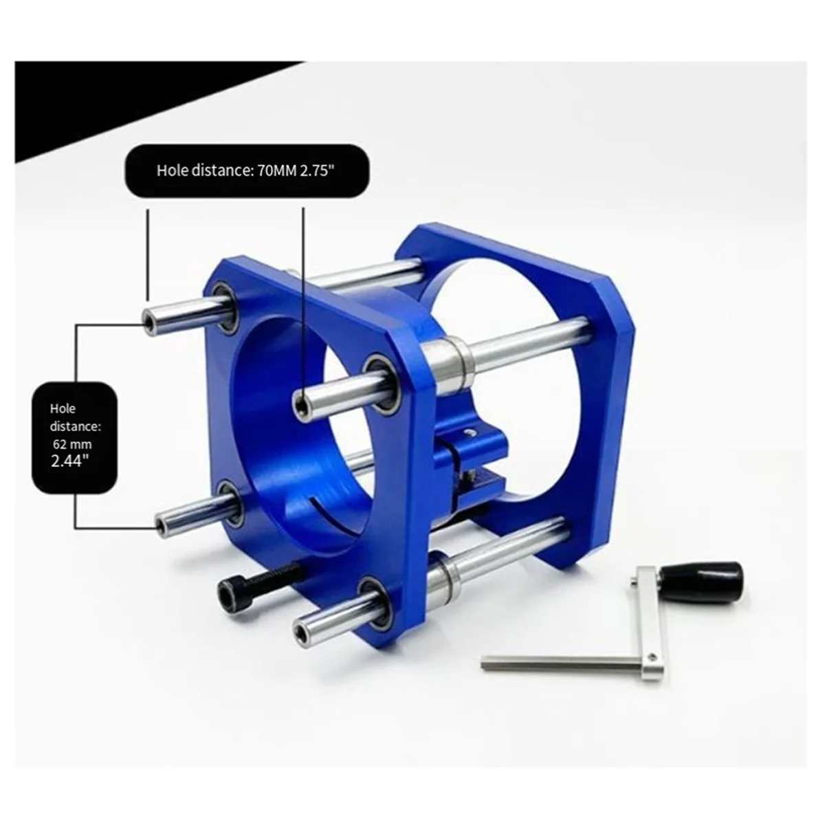 AA98 Aluminum Router Lift Stand for Motor Trimmer Woodworking Carving Laboratory Lift Stand Manual Adjustment Tool Set