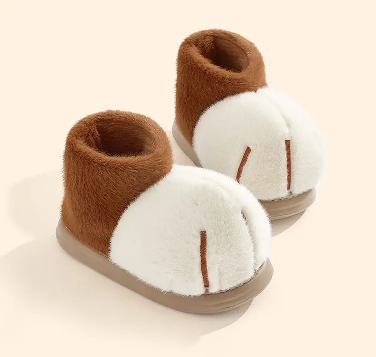 2026 Winter Niedliche Katzenpfoten-Hausschuhe für Damen, Rutschfeste Flauschige Modische Warme Plüsch-Slides, Outdoor-Katzenpantoffeln – Detail 9