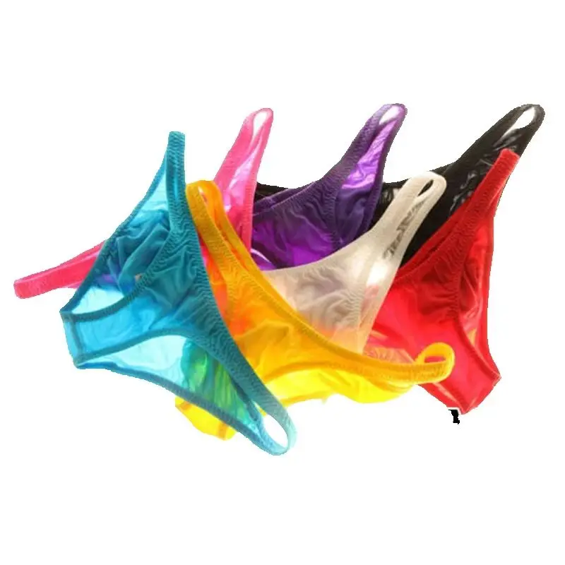 bare-feel-ice-silk-women's-bikini-briefs-low-rise-breathable-sheer-underwear-multi-color