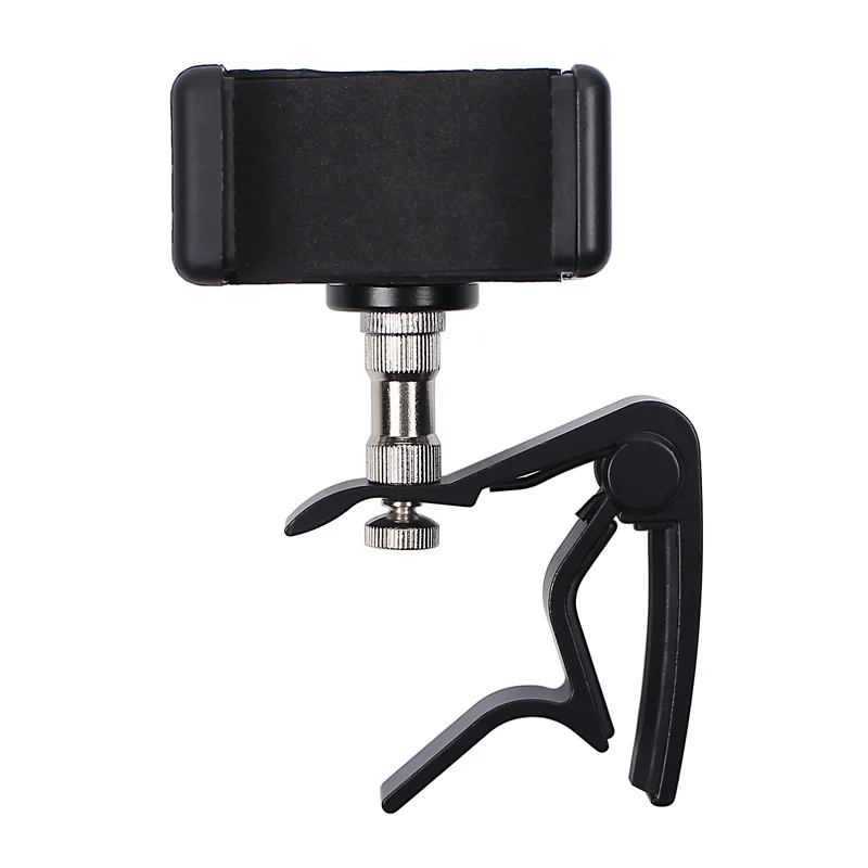 Guitar Capo Guitar Phone Holder Stand Adjustable Capo For Guitar Accessories Musical Instruments