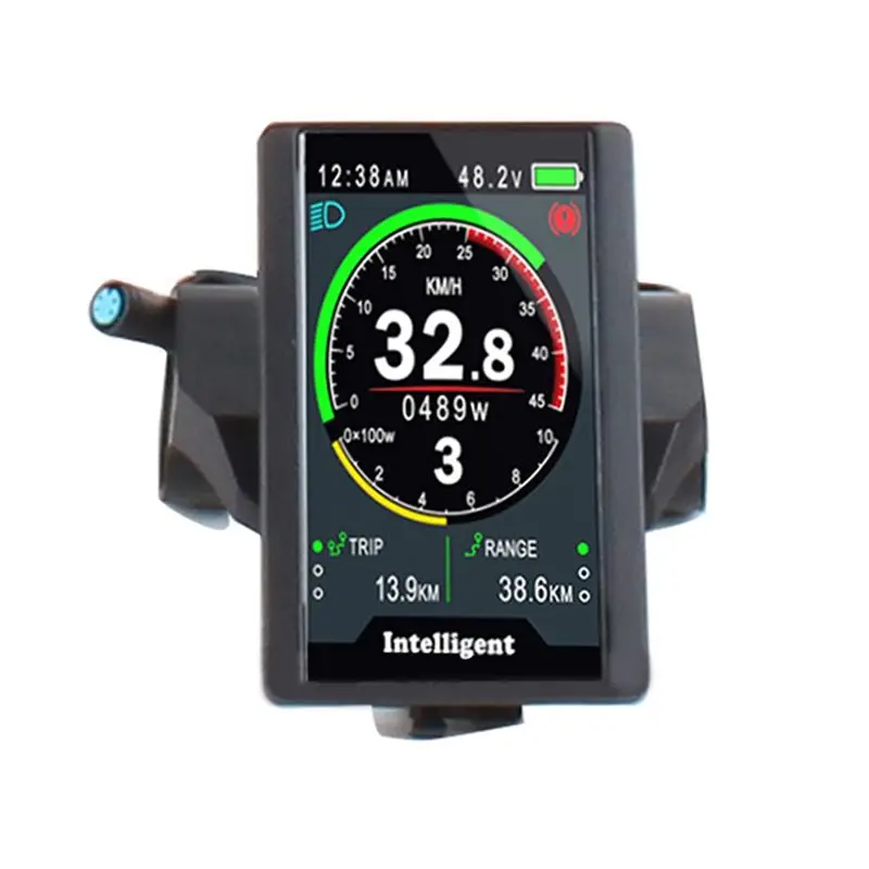 

ABLB-Electric Bike LCD Color Display 850C UART Protocol For Bafang BBS01B BBS 02B BBSHD Mid Motor Conversion 5Pin Female