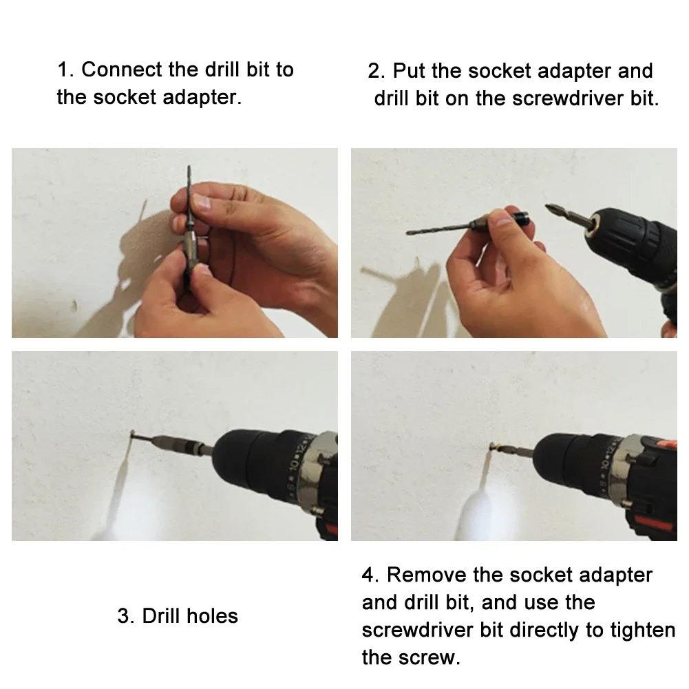 1pc Multifunctional Sleeve Drill Bit Adapter Screwdriver Extension Bar Rod For Screwdriver Bit Conversion Drill Bit Adapter