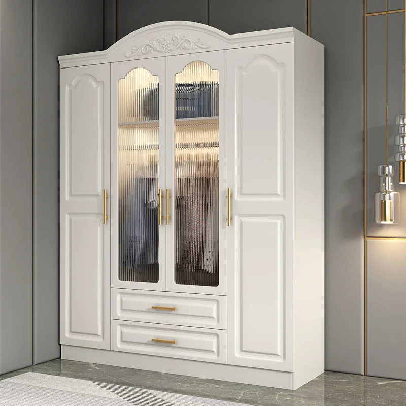 Aesthetic Orgnizer Wood Wardrobes Luxury Drawers Stylish Display Adult Wardrobes Bedroom Storage Guarda Roupa Furniture Home