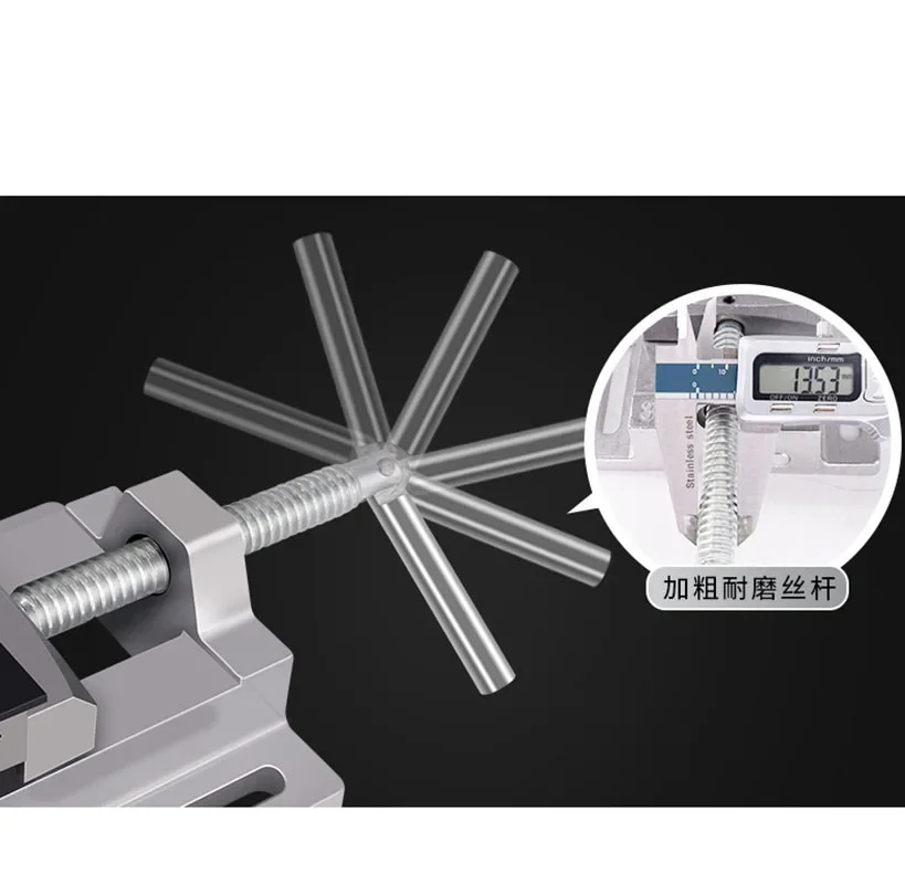 Mini precisio multifuncional mesa de trabalho broca fresadora stent 2.5 "paralela mandíbula vice furadeira torno worktable ajustar