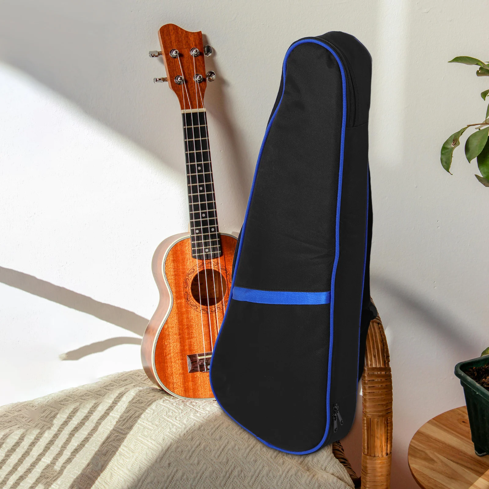 

Waterproof Guitar Bag 26Inch Ukulele Case Thick Padding Soft Cover Double Shoulder Straps Travel Storage Case For Electric