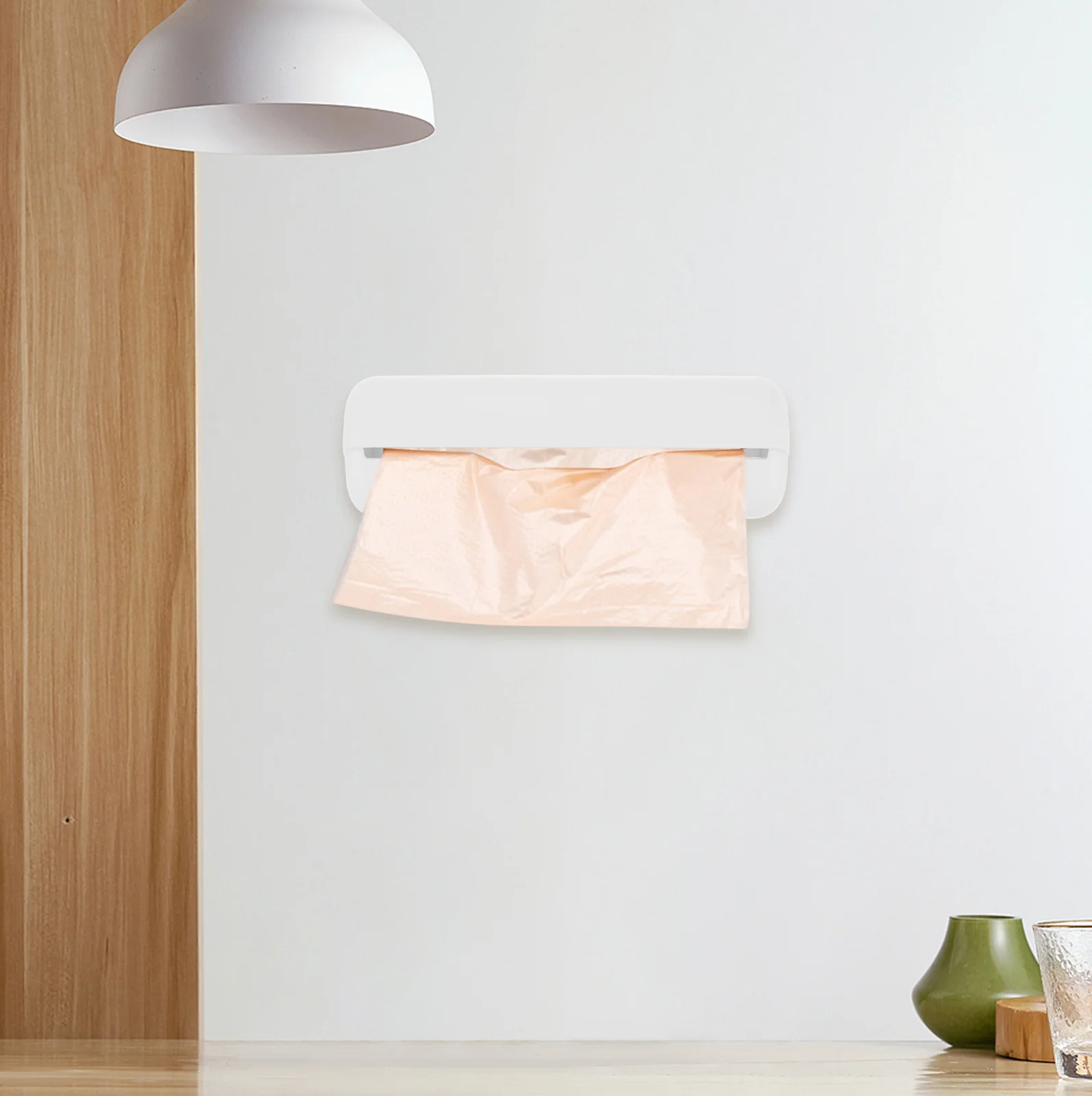 

Grocery Bag Saver Hanging Storage Garbage Box Bags Dispenser Shopping Cart for Groceries Plastic Hose Holder