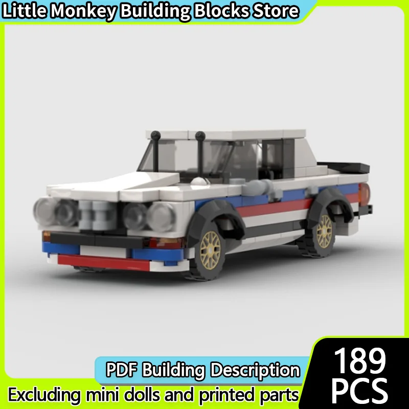Speed Racing Car Model MOC Building Bricks Sports-Sedan Performance Modular Technology Children Holiday Gifts Assemble Toys Suit