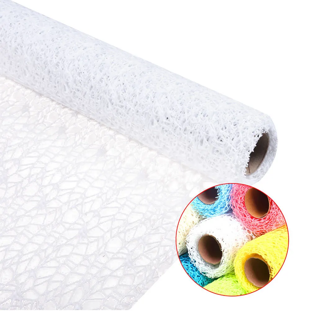 

Jacquard Mesh Hanging Decoration Fabric Craft Wrapping Gift Gauze Net Ribbon