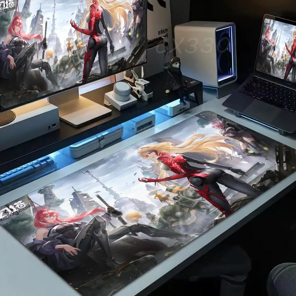 

Tower of Fantasy Mouse Pad Large Computer Mousepad Office 1000x500mm XXL Pc Gamer Non-slip Rubber Keyboard Deskmat