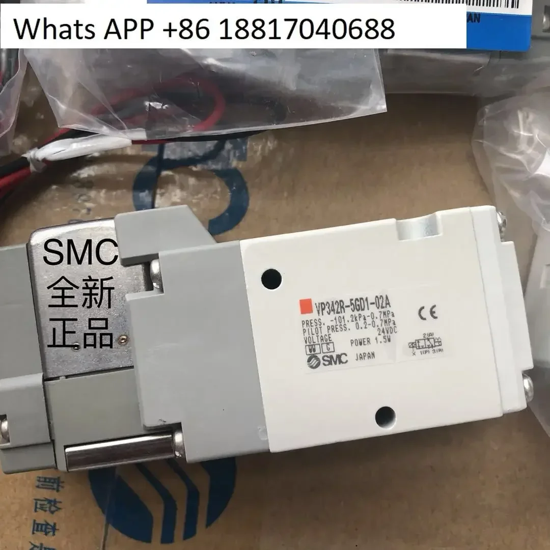 1 قطعة SMC صمام الملف اللولبي VP342R/VP542R/VP742R-5GD1/5D1/5DZ1/5DD1-02A-03A-04A #5