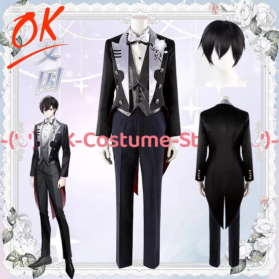 

[Индивидуальный размер] Костюм для косплея Айн из Lovebrush Chronicles к 3-й годовщине: фрак и униформа «Несказанные слова»