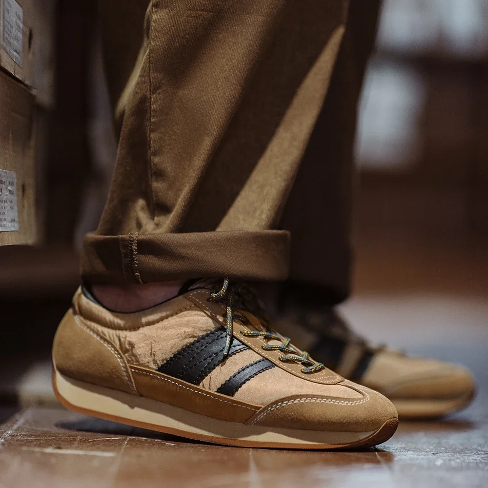 

Мужские новые спортивные кроссовки Maden в стиле ретро 80-х годов, повседневная обувь для тренировок в немецком стиле, дышащая универсальная обувь с низким берцем на осень