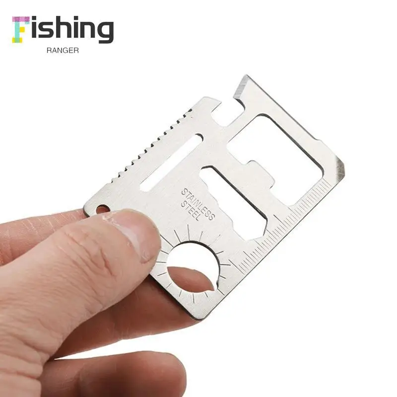 11 in 1 Portable Outdoor Camping Survival Multi-Tool Tourism Equipment Mini Card