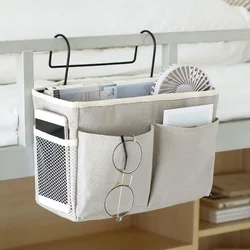 Bedside Storage Organizer TV Remote Control Hanging Couch Storage Organizer Bed Holder Pockets Bedroom Dorm Storage Bag