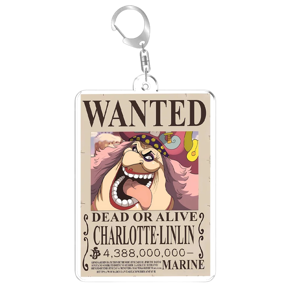 Keychain for ONE PIECE Zoro Luffy Sanji Nami Chopper Anime Game Fans Gifts Recycled Acrylic Backpack Pendant Decoration Rare Toy - view 2