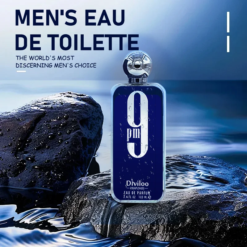 100ml/ 3.4oz Kék 9AM Eredeti men's Illatszer afnan ligh Szag stv Tartós Szag Női Illatszer Bájos Báj Adomány