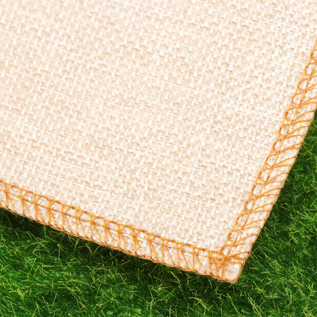 

6pcs Burlap Cutlery Napkin Holders Reusable Vintage Table Decoration For Wedding Christmas Party Silverware Storage Pouch