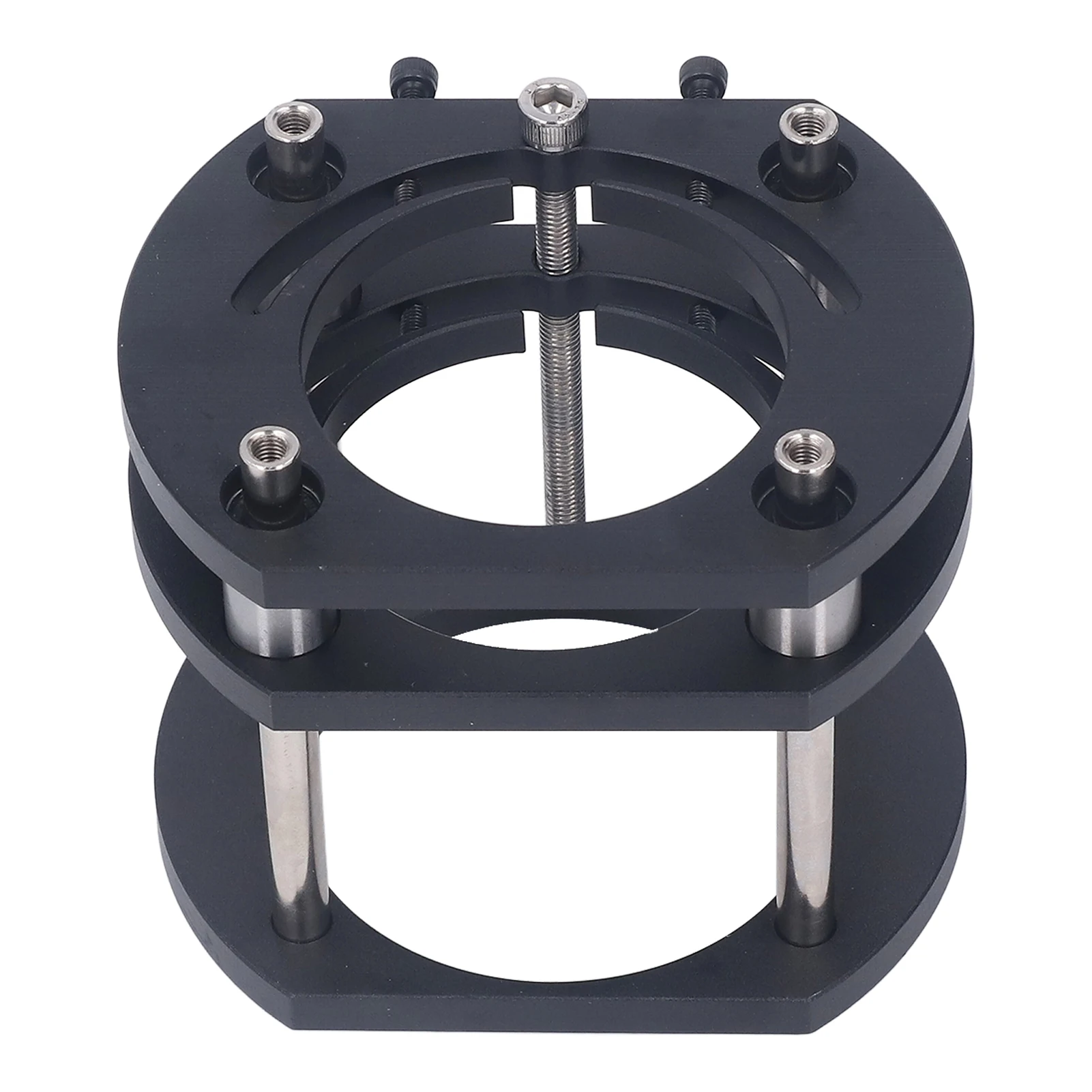 라우터 리프트 라우터 리프팅 녹 방지 알루미늄 합금 4조 정밀 조절 가능한 높이 소형 트리밍 머신용