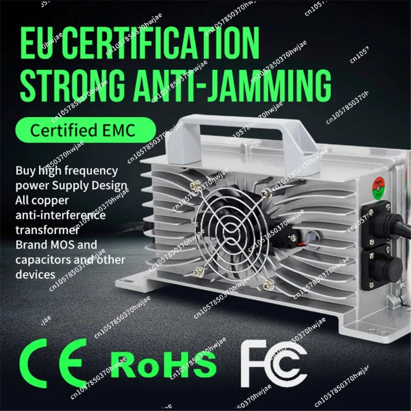 6072v high power waterproof charger RV forklift intelligent fast charging car charger