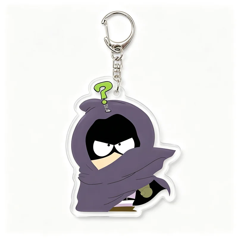 6cm Acrylic Keychain South Park SP Stan Kyle Kenny Eric Custom Itabag Pendant Backpack Accessories Character Keyring Ornaments
