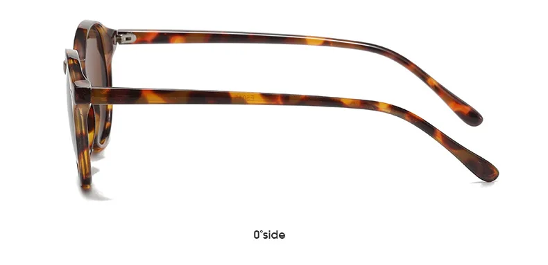 Retro runde polarisierte Sonnenbrille Männer Frauen klassische Leoparden rahmen Sonnenbrille Mode schwarz fahren männliche weibliche Brille uv400 – Detail 16