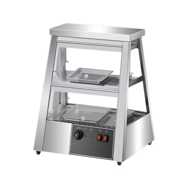 High Quality KFC Desktop Electric Food Display Insulation Cabinet Display Cabinet Snack Buffet Commercial Catering Equipment