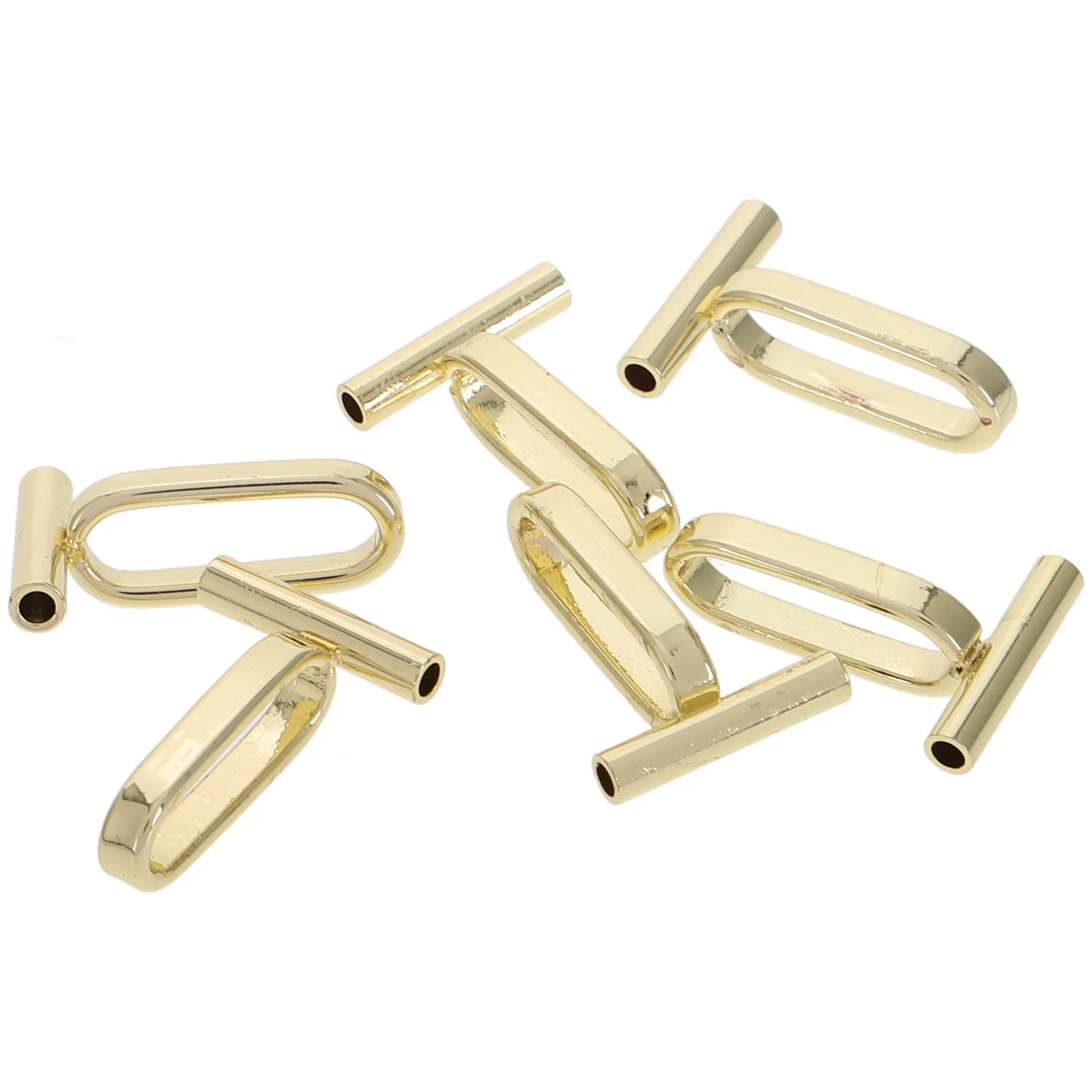 6 Pcs of The Lid Brooch Converter Converters for Pins Accessory Metal Material Pendant Golden