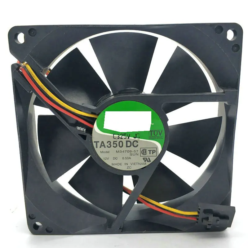 M34709-58 TA350DC M34709-57 9225 12V 0.50A 3wire cooling fan 92*92*25MM L34880-58 M34138-34 M33503-57 M34422-16