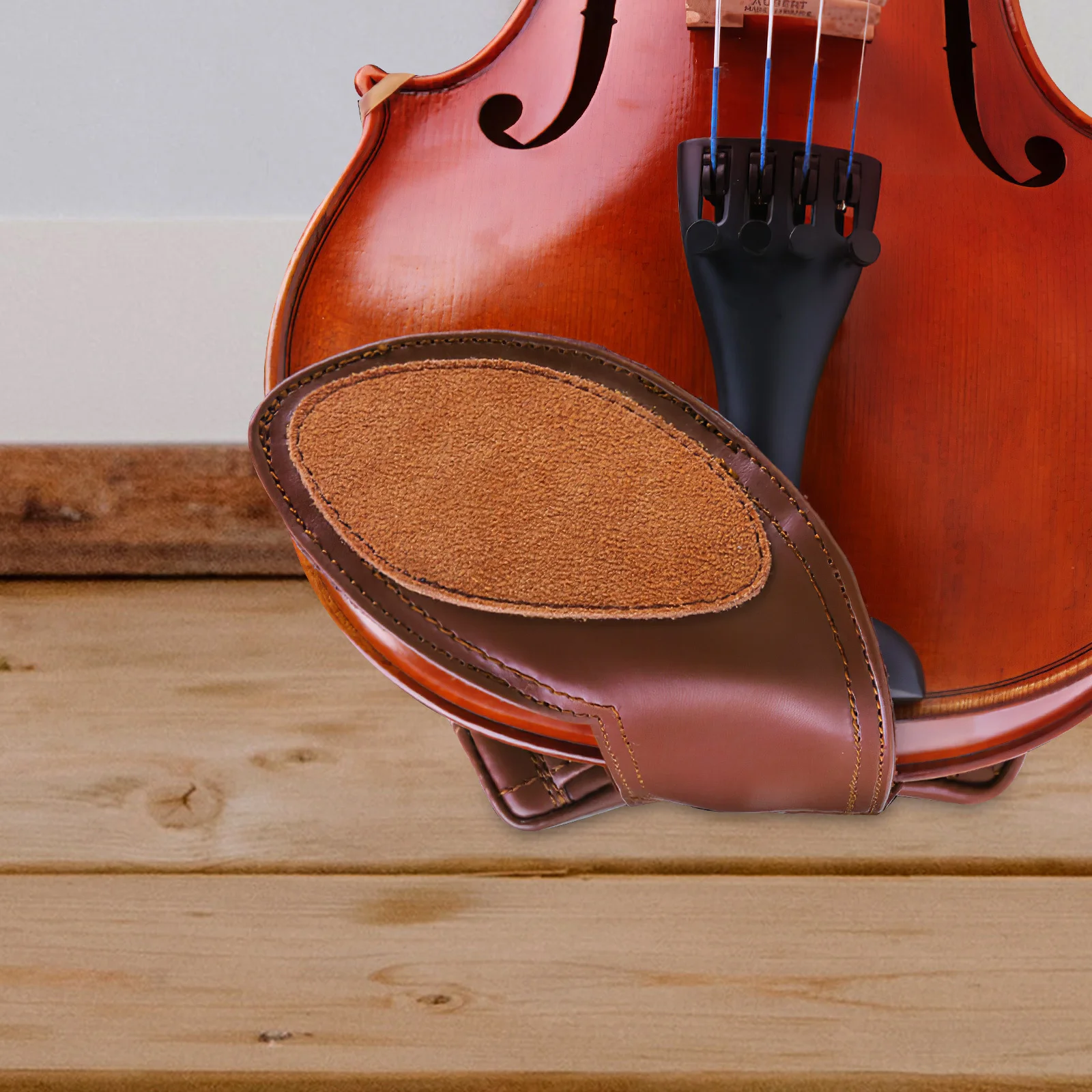 

1 set 1 Set Comfortable Violin Chin Rest Pad Sweat-Absorbing Durable For 3/4-4/4 Violin With Elastic Strap Skin-Friendly Support