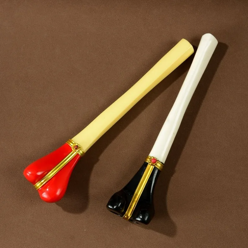 Nepalese Resin Bone Flute Tibetan Copper Bone Flutes Beginners Sound Therapy Instrument Professional Wind Musical Instruments