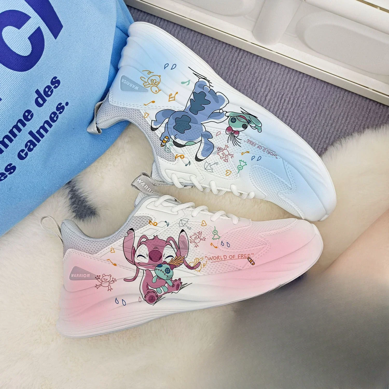 Disney girls Stitch princess cute Casual shoes scarpe sportive con fondo morbido antiscivolo per regalo fidanzata