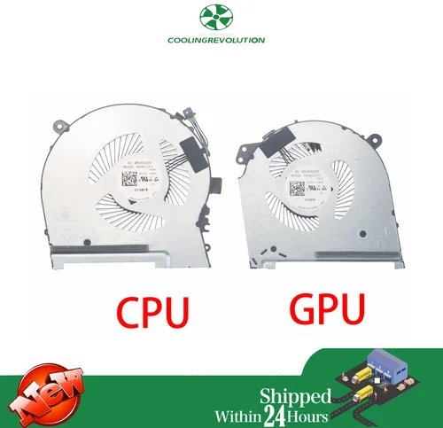 Imagen 2 del producto Ventilador de refrigeración GPU para CPU de ordenador portátil ND8CC01 DV12V 0.60A -18L06 -18L07 de 4 pines para HP OMEN 15-DH TPN-C143 15-DH0161TX DH0015NR 80W