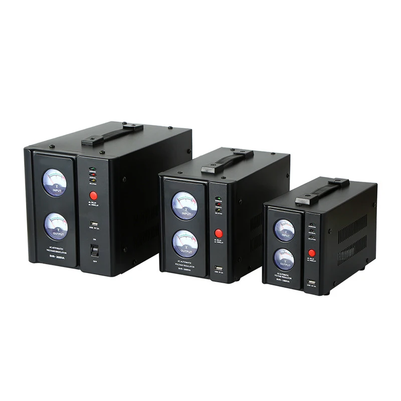 SDR Voltage Stabilizer Single Phase LCD Display Remote Wifi Control System 220V AVR Customized African Relay Type Stabilizer