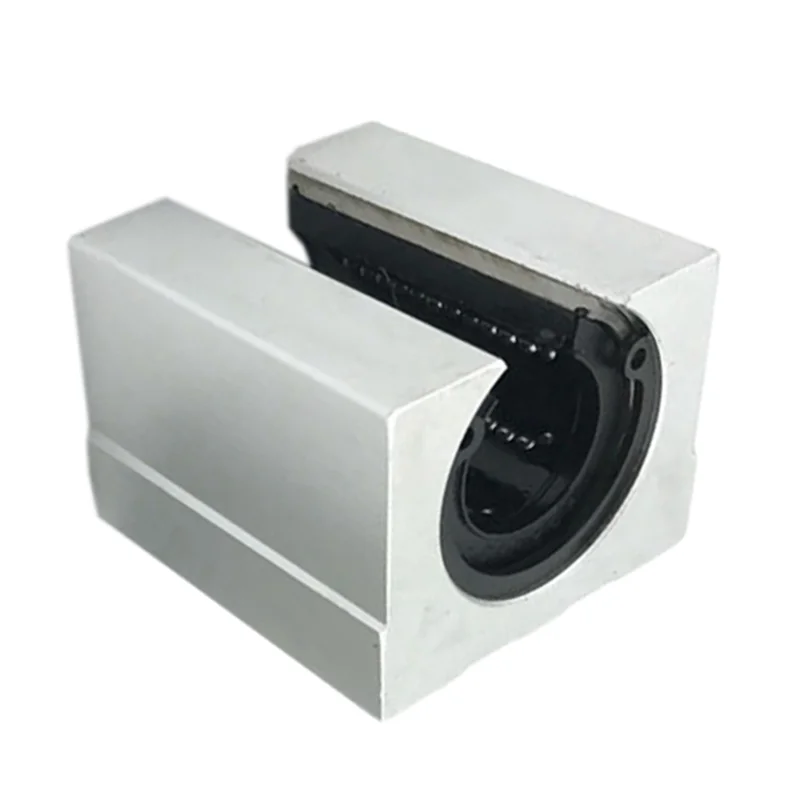 Unidade deslizante de rolamento de esferas linear 4x sbr25uu, trilho guia de rolamento de luz linear de diâmetro de furo de 25mm cilíndrico-A78G