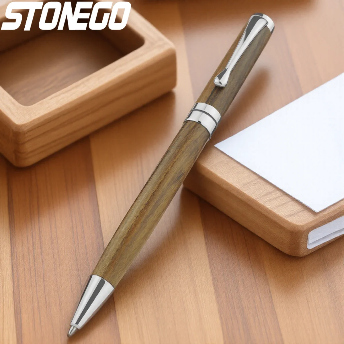 

Деревянная поворотная шариковая ручка, выдвижные шариковые ручки-ролики, гладкая ручка для письма, фирменная представительская бизнес-ручка