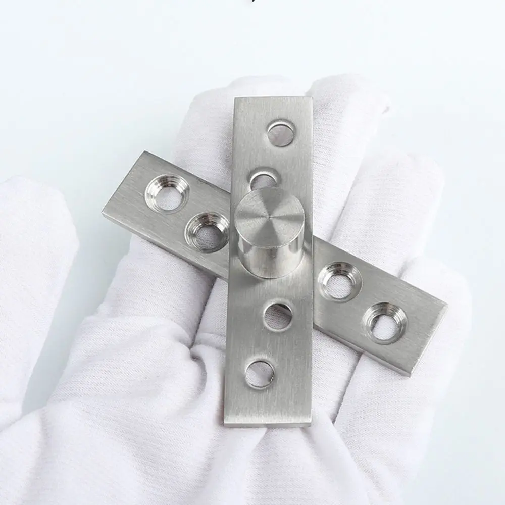 Stainless Steel Door Pivot Hinge 75mm-150mm 360 Degree Rotation Location Shaft Up and Down Heavy Duty