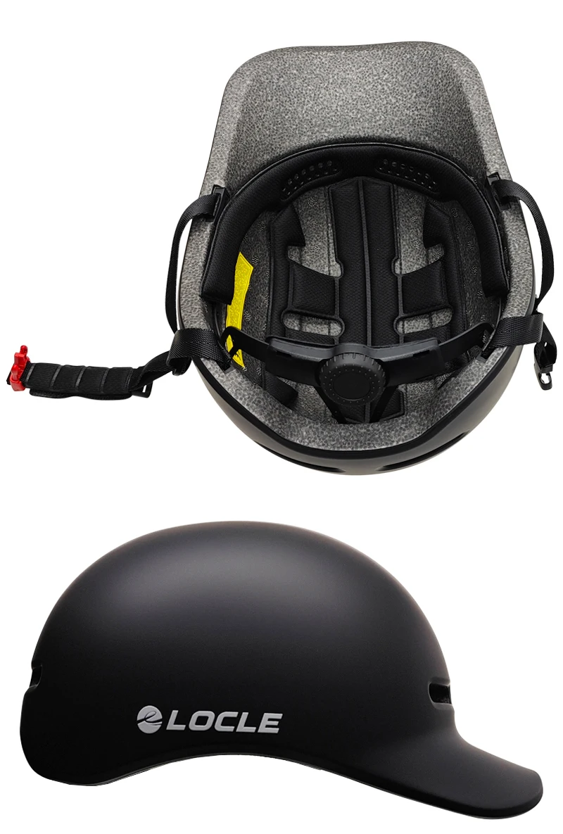 LOCLE Ultraleichter Fahrradhelm im Kappenstil mit Sonnenblende für Herren und Damen, In-Mold-Mountainbike-MTB-Fahrradhelm – Detail 18